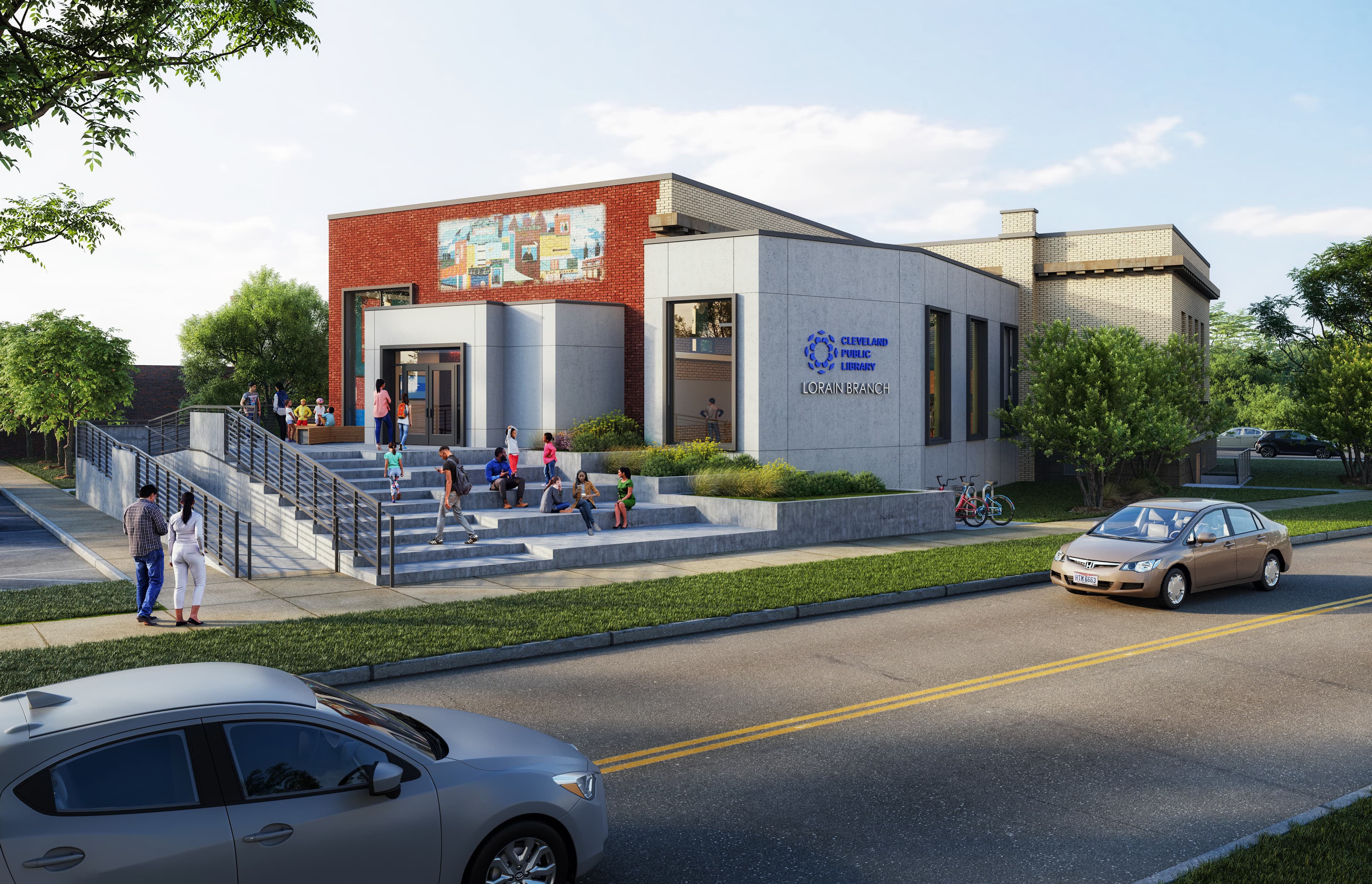 Cleveland public library updates Lorain branch